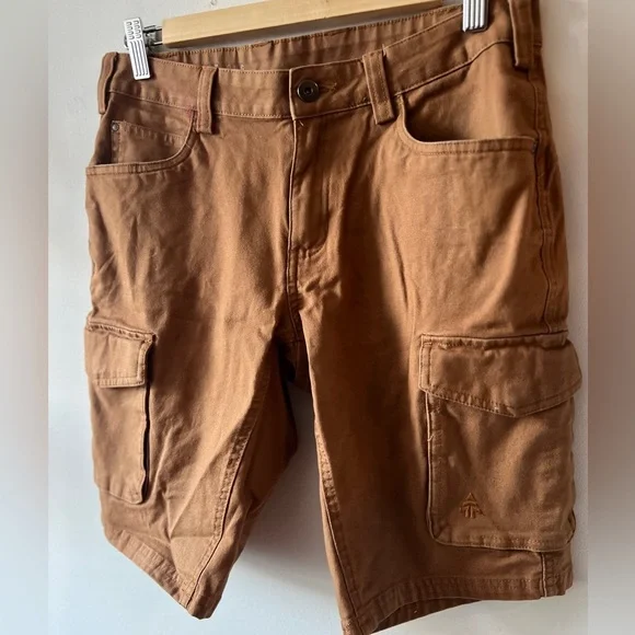 Woods Men's Brown/Tan Cargo Shorts 30 - Picture 2 of 6